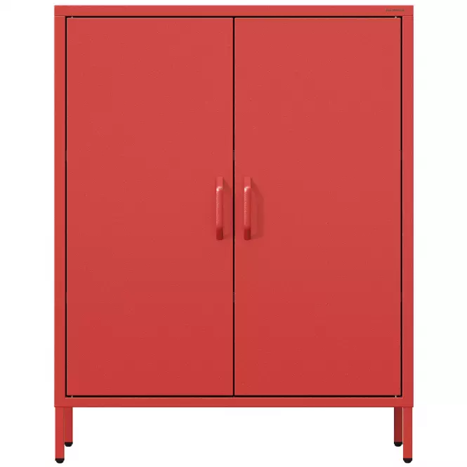 Komód Fém Vito Modern Red,3