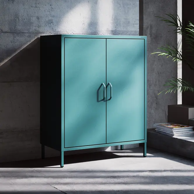 Komód Fém Vito Modern Sea Green