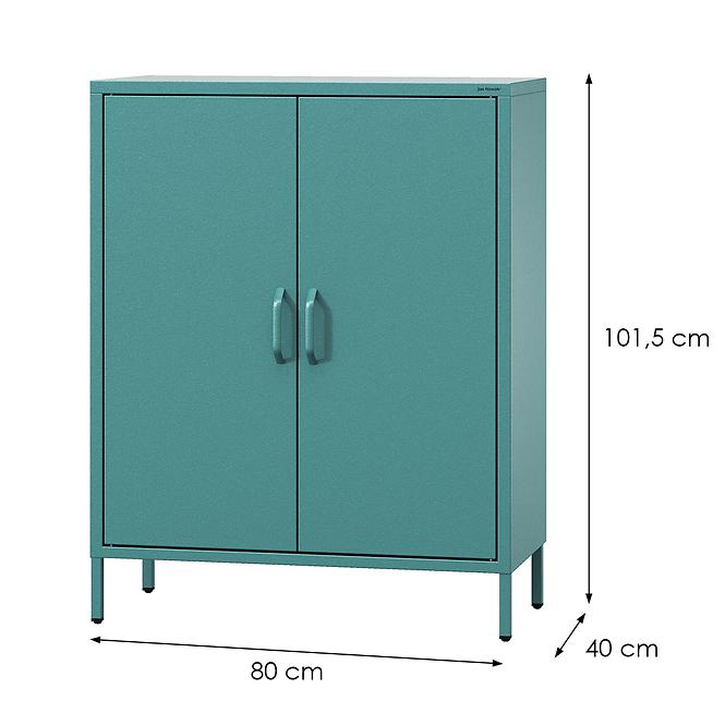 Komód Fém Vito Modern Sea Green