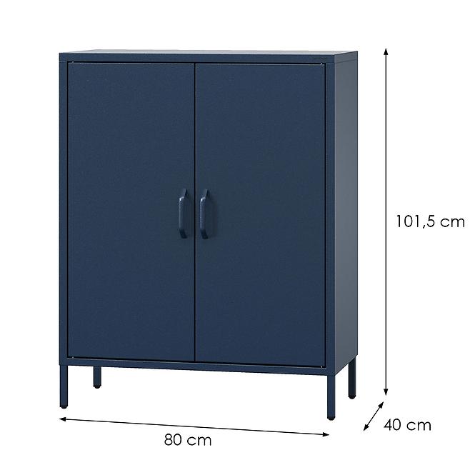 Komód Fém Vito Modern Dark Blue