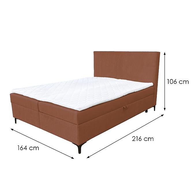 Kontinentális ágy Savani 160x200 Poso 41 topperrel 