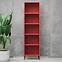 Regál Fém Magas Mario Modern Red,4