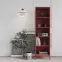 Regál Fém Magas Mario Modern Red,5