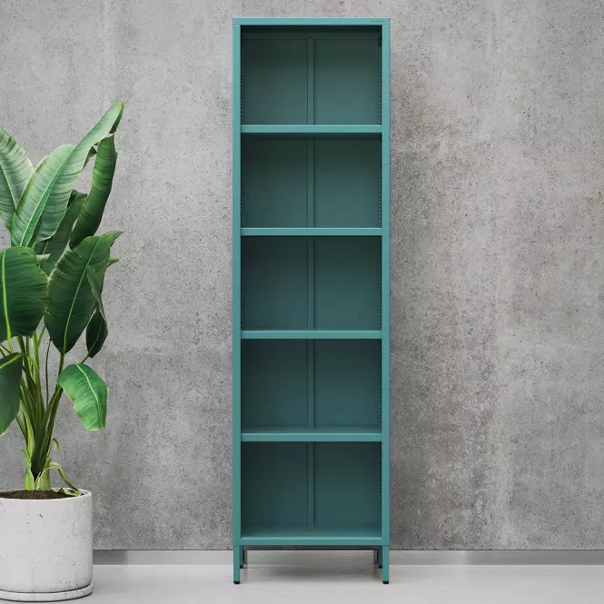 Regál Fém Magas Mario Modern Sea Green
