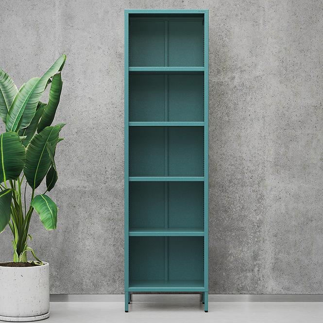 Regál Fém Magas Mario Modern Sea Green