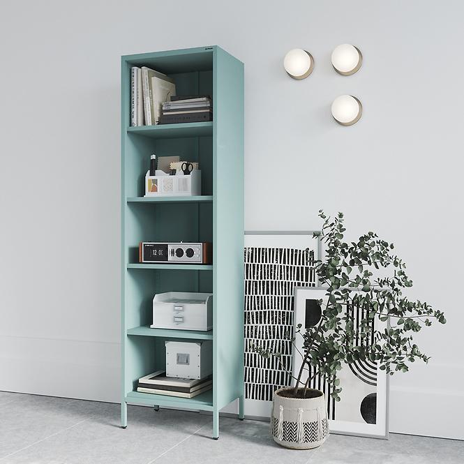 Regál Fém Magas Mario Modern Sea Green