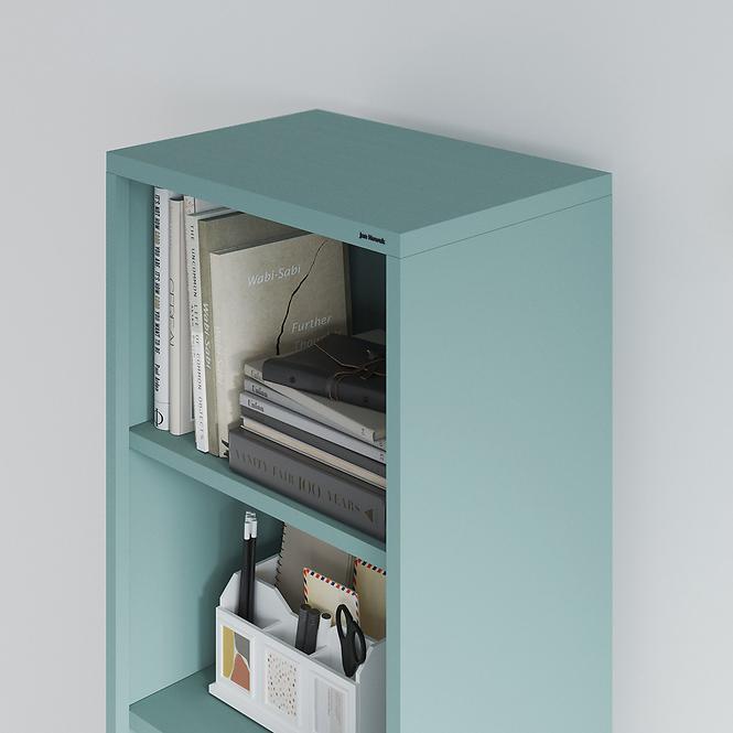 Regál Fém Magas Mario Modern Sea Green