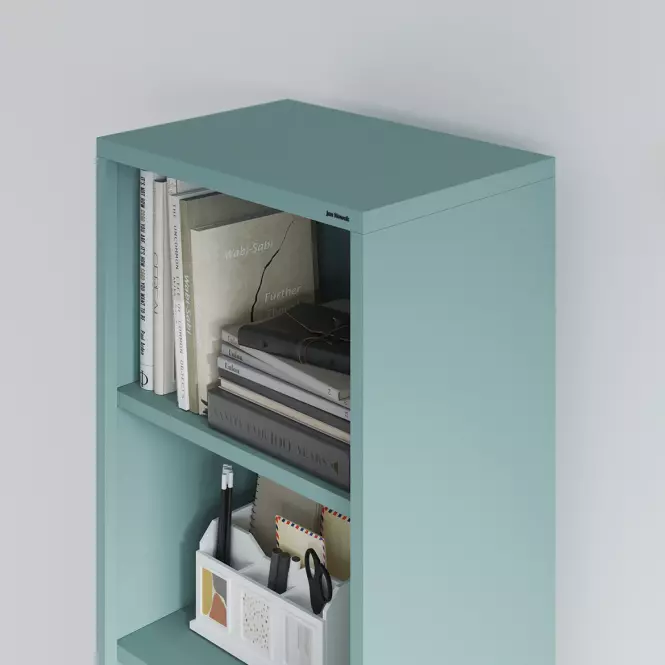 Regál Fém Magas Mario Modern Sea Green,7