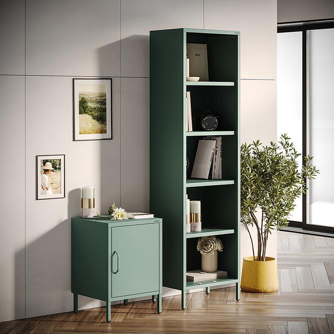 Regál Fém Magas Mario Modern Sea Green