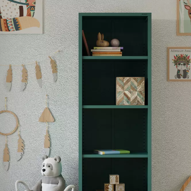 Regál Fém Magas Mario Modern Sea Green