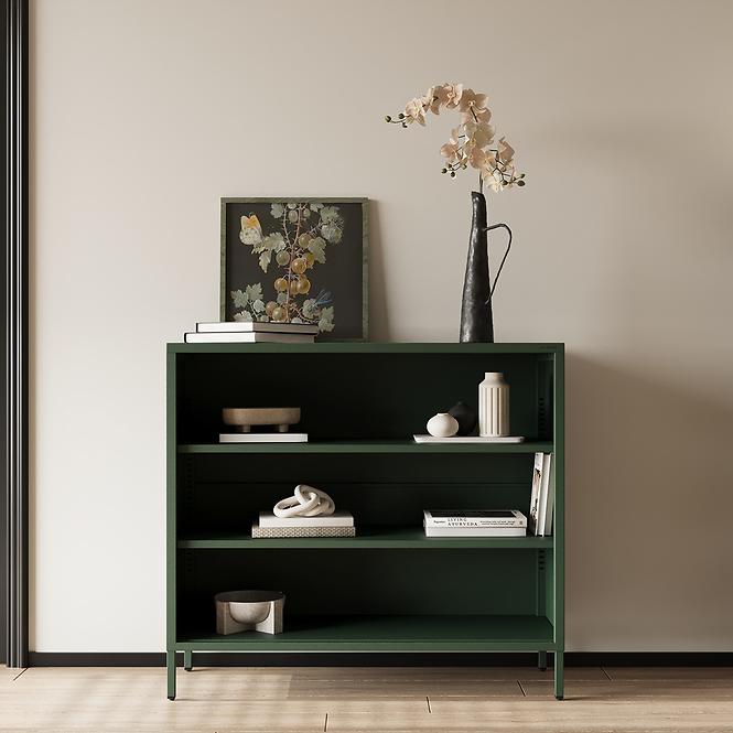 Regál Fém Rövidi Luca Modern Bottle Green