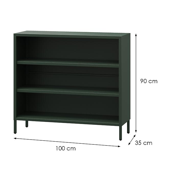 Regál Fém Rövidi Luca Modern Bottle Green