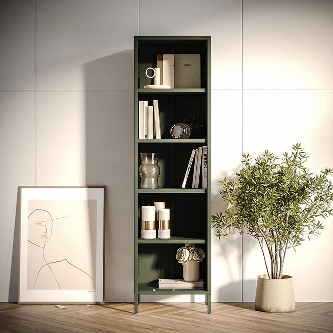 Regál Fém Magas Mario Modern Bottle Green