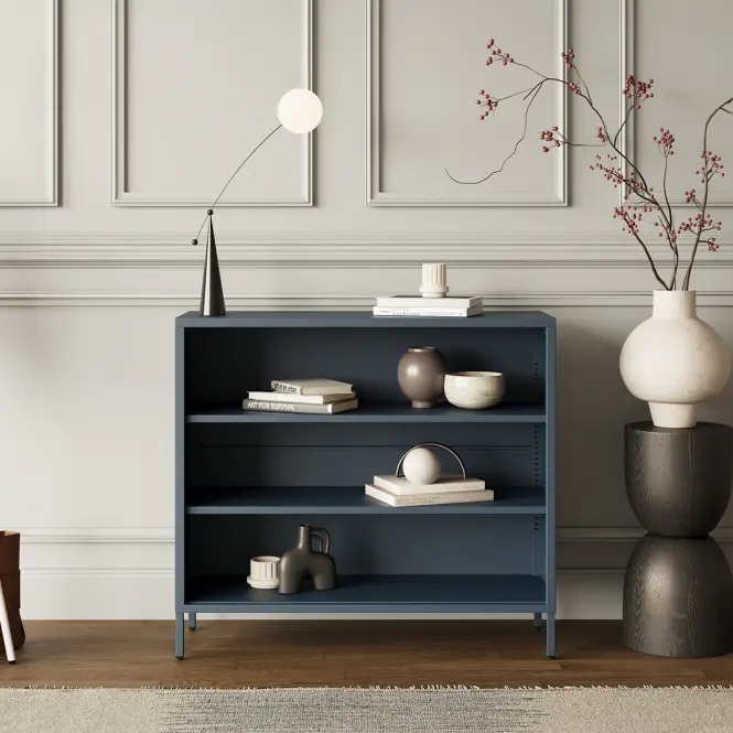 Regál Fém Rövidi Luca Modern Dark Blue
