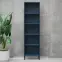 Regál Fém Magas Mario Modern Dark Blue,4