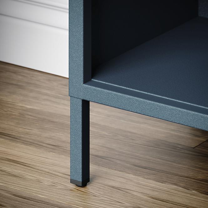 Regál Fém Magas Mario Modern Dark Blue