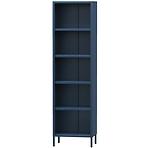 Regál Fém Magas Mario Modern Dark Blue