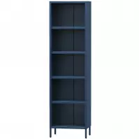 Regál Fém Magas Mario Modern Dark Blue