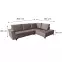 Sarokgarnitúra szett Zenith P Vogue 5,5