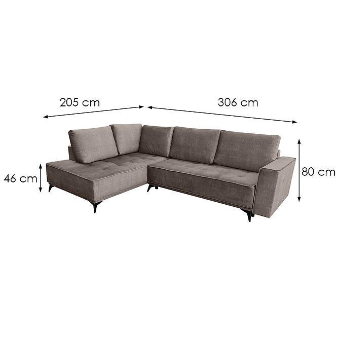 Sarokgarnitúra szett Zenith L Vogue 5,5