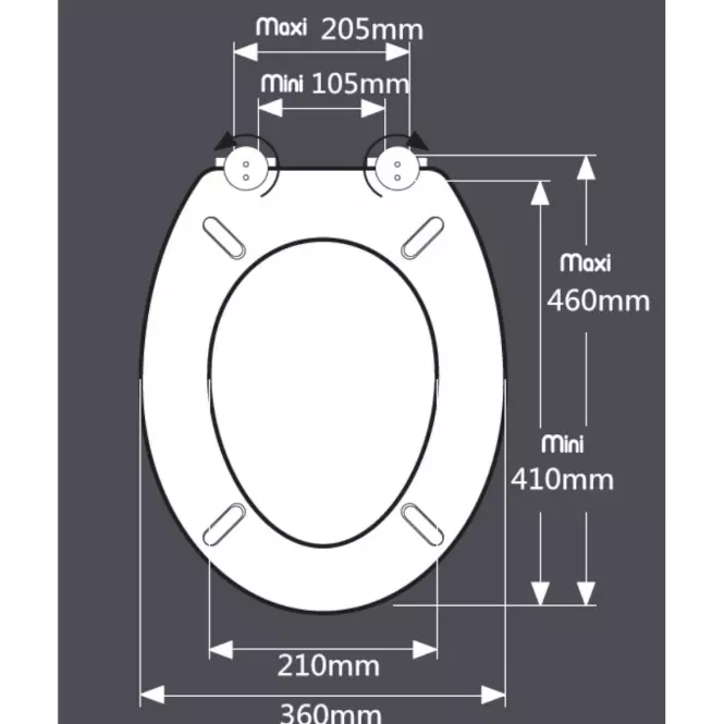 Wc ülőke Kagyló mintás,5