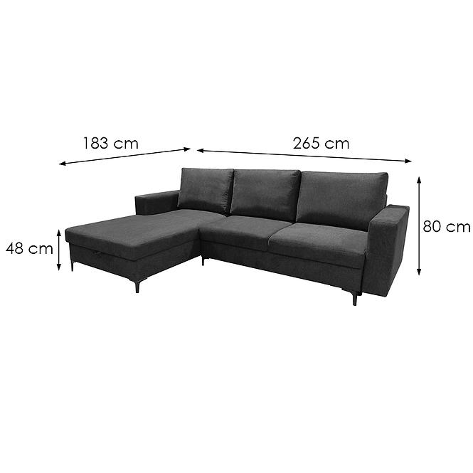 Sarokgarnitúra szett Vista L Perfect Harmony 90,5