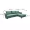 Sarokgarnitúra szett Vista P Perfect Harmony 72,5