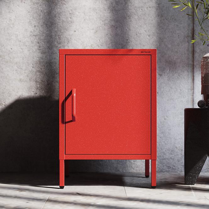 Éjjeliszekrény Fém Mia Modern Red