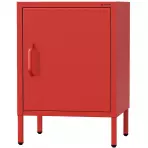 Éjjeliszekrény Fém Mia Modern Red
