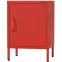 Éjjeliszekrény Fém Mia Modern Red