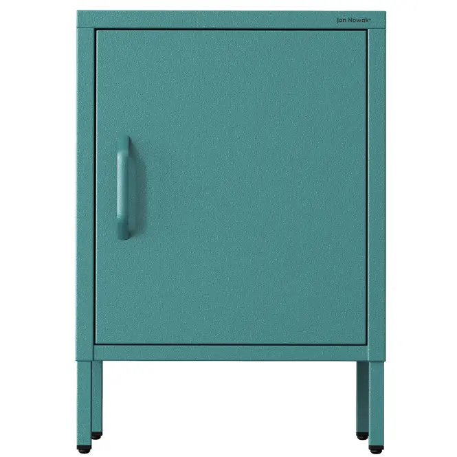 Éjjeliszekrény Fém Mia Modern Sea Green,3
