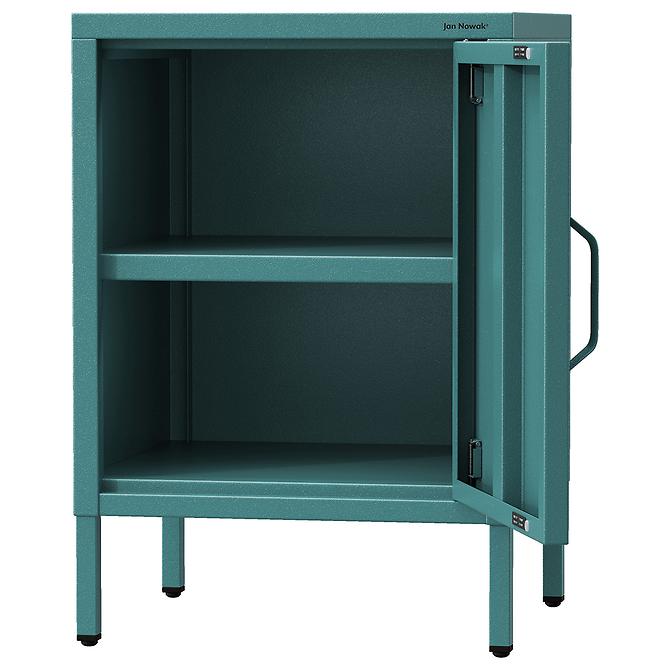 Éjjeliszekrény Fém Mia Modern Sea Green