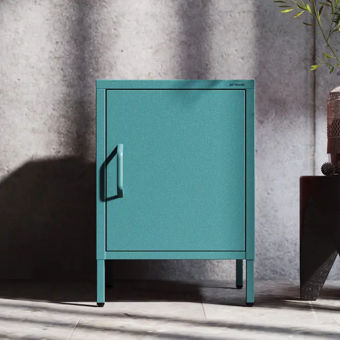 Éjjeliszekrény Fém Mia Modern Sea Green,5