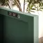 Éjjeliszekrény Fém Mia Modern Sea Green,9