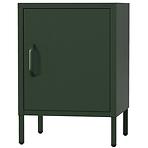 Éjjeliszekrény Fém Mia Modern Bottle Green