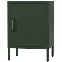 Éjjeliszekrény Fém Mia Modern Bottle Green