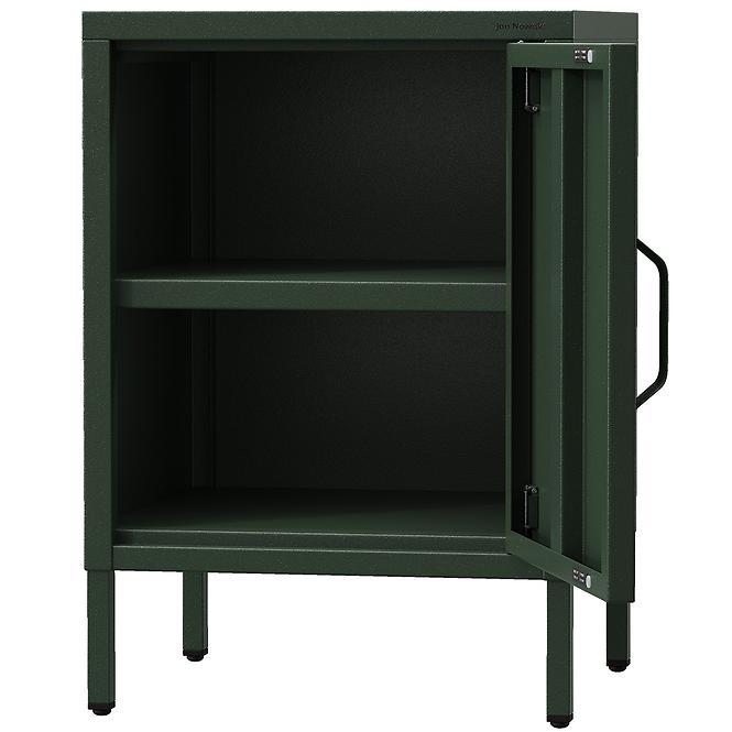 Éjjeliszekrény Fém Mia Modern Bottle Green