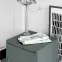 Éjjeliszekrény Fém Mia Modern Bottle Green,9
