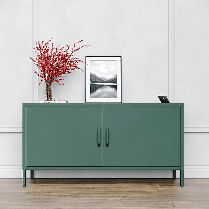 Szekrény RTV Fém Rosa Modern Bottle Green