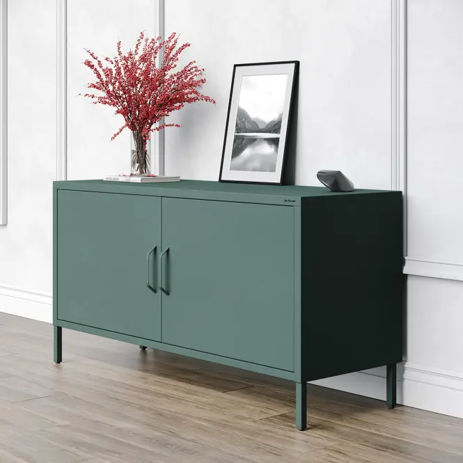 Szekrény RTV Fém Rosa Modern Bottle Green