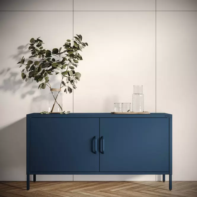 Szekrény RTV Fém Rosa Modern Dark Blue