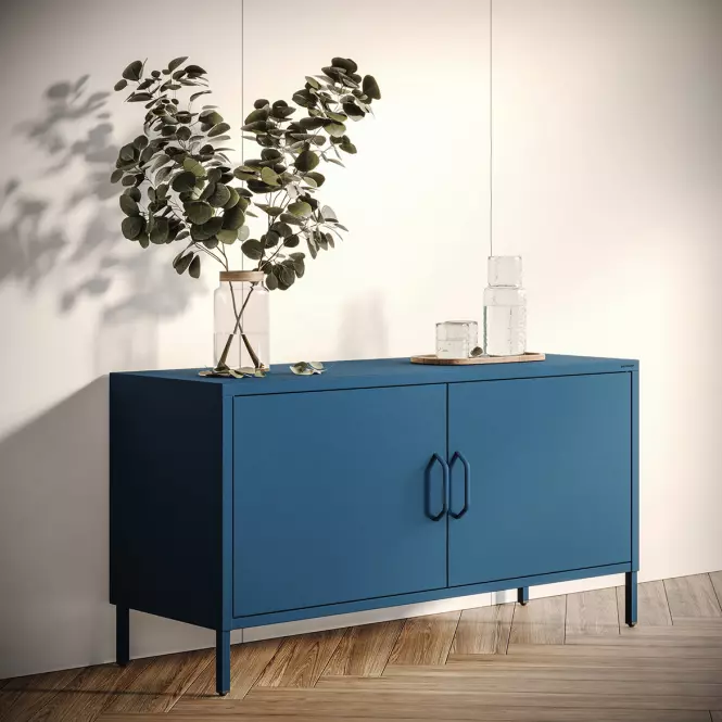 Szekrény RTV Fém Rosa Modern Dark Blue