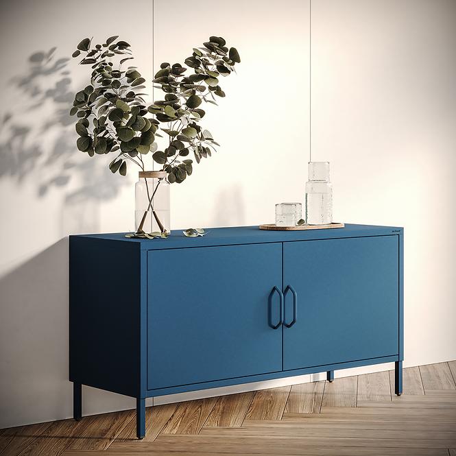 Szekrény RTV Fém Rosa Modern Dark Blue