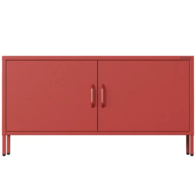 Szekrény RTV Fém Rosa Modern Red