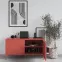 Szekrény RTV Fém Rosa Modern Red,7