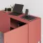 Szekrény RTV Fém Rosa Modern Red,8