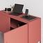 Szekrény RTV Fém Rosa Modern Red,8
