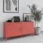Szekrény RTV Fém Rosa Modern Red,9