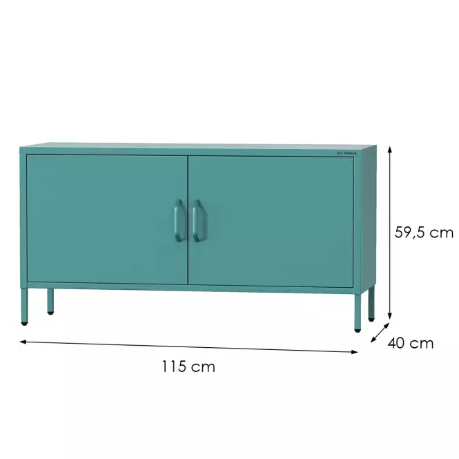 Szekrény RTV Fém Rosa Modern Sea Green,2
