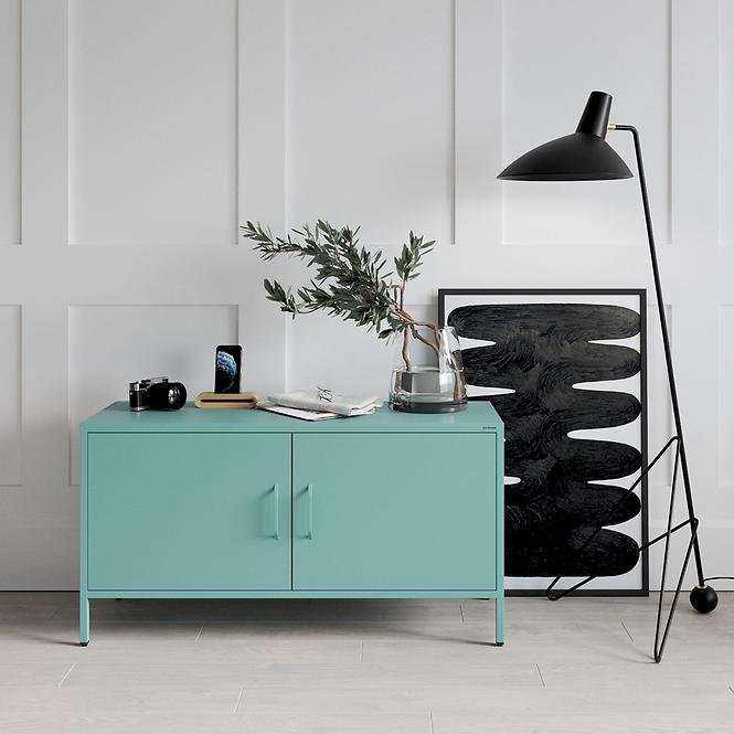 Szekrény RTV Fém Rosa Modern Sea Green